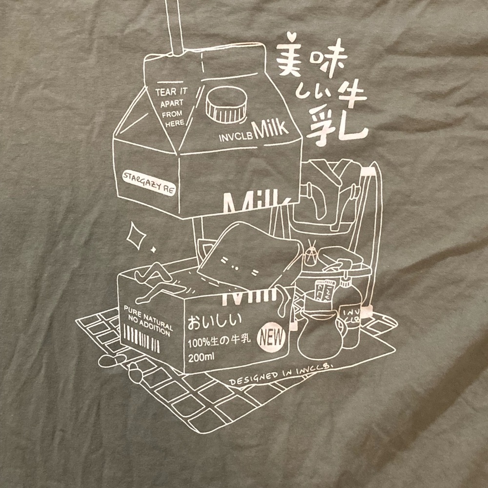 Siberia Twoha Kawaii Milk T-Shirt